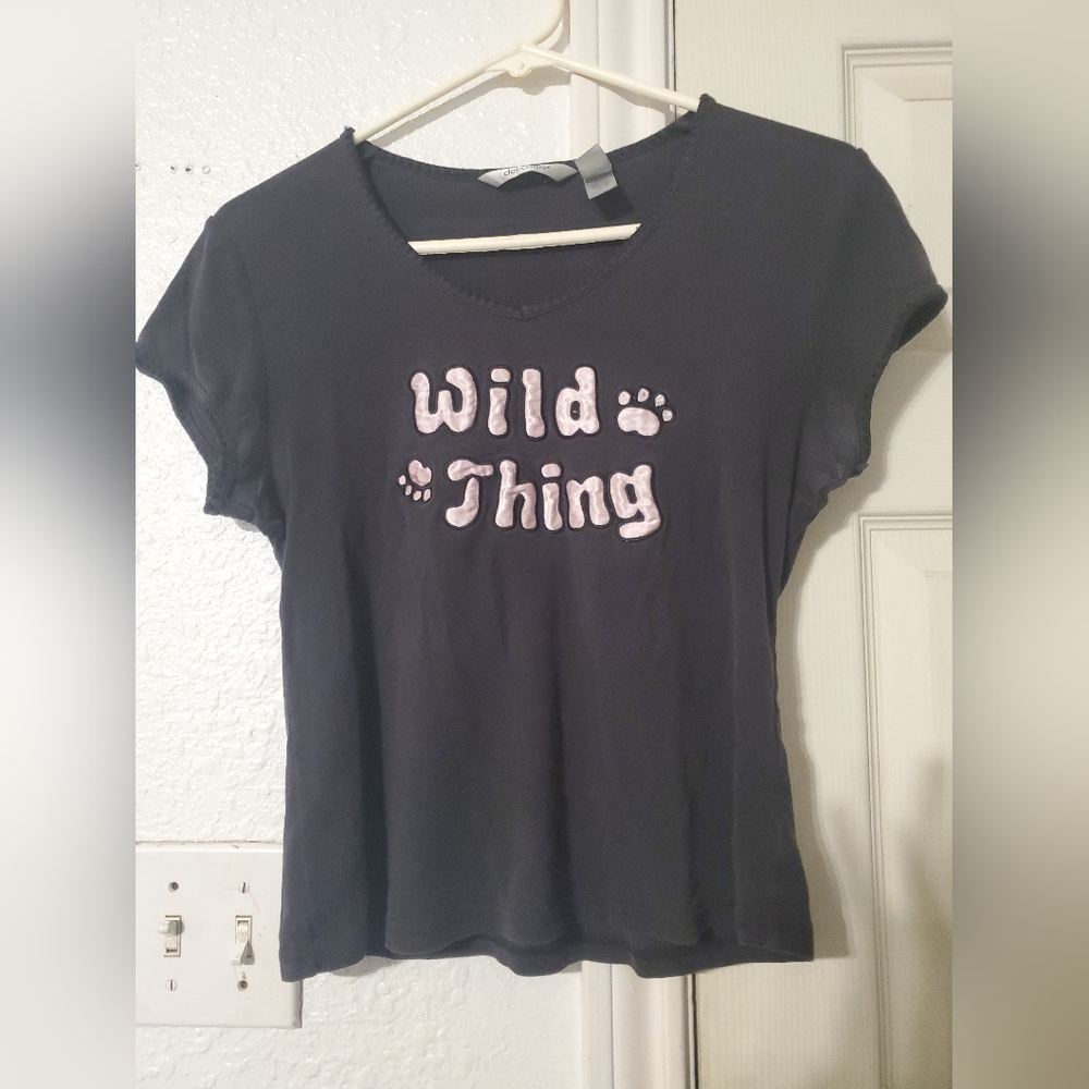 Wild Thing Kids Black T-Shirt